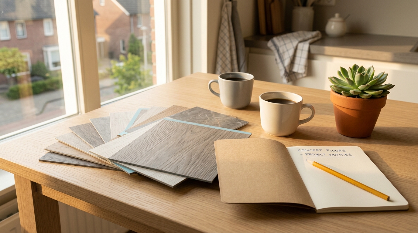 Persoonlijk advies tijdens een afspraak bij Concept Vloeren