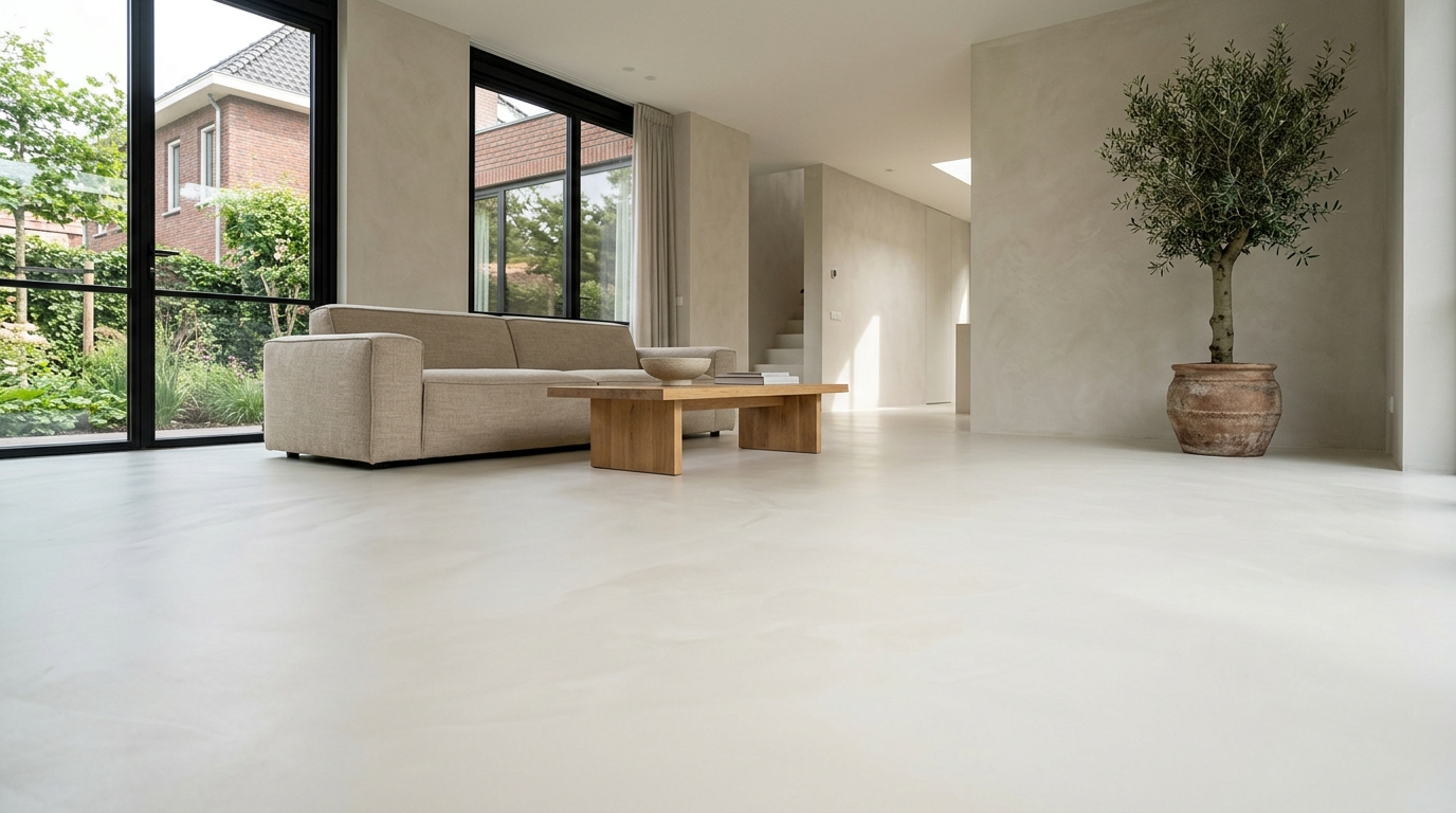 Naadloos & warm — Gietvloer — PU
