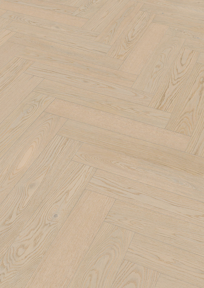 Floer Hybride Hout Visgraat – Wit Eiken (Uitlopend) — Floer