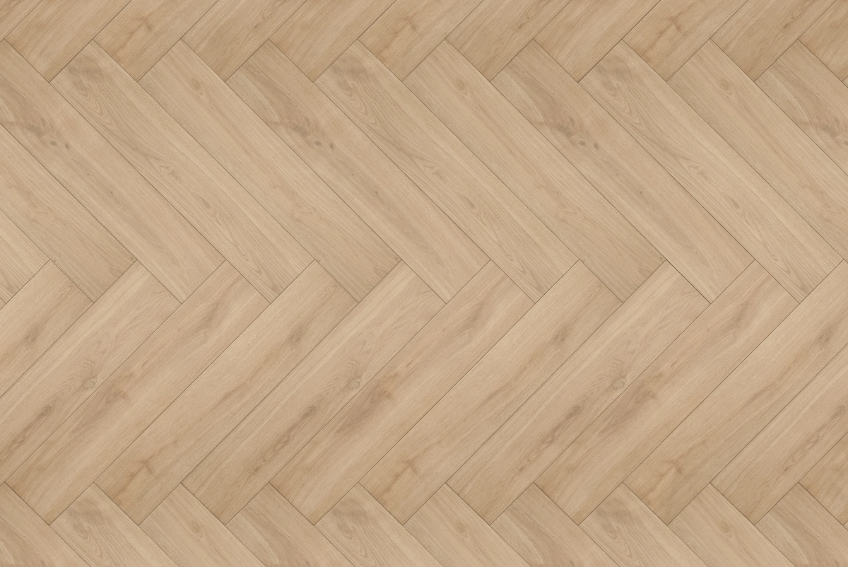 Floer Keramisch Parket Walvisgraat – Zandbruin Eiken — Floer
