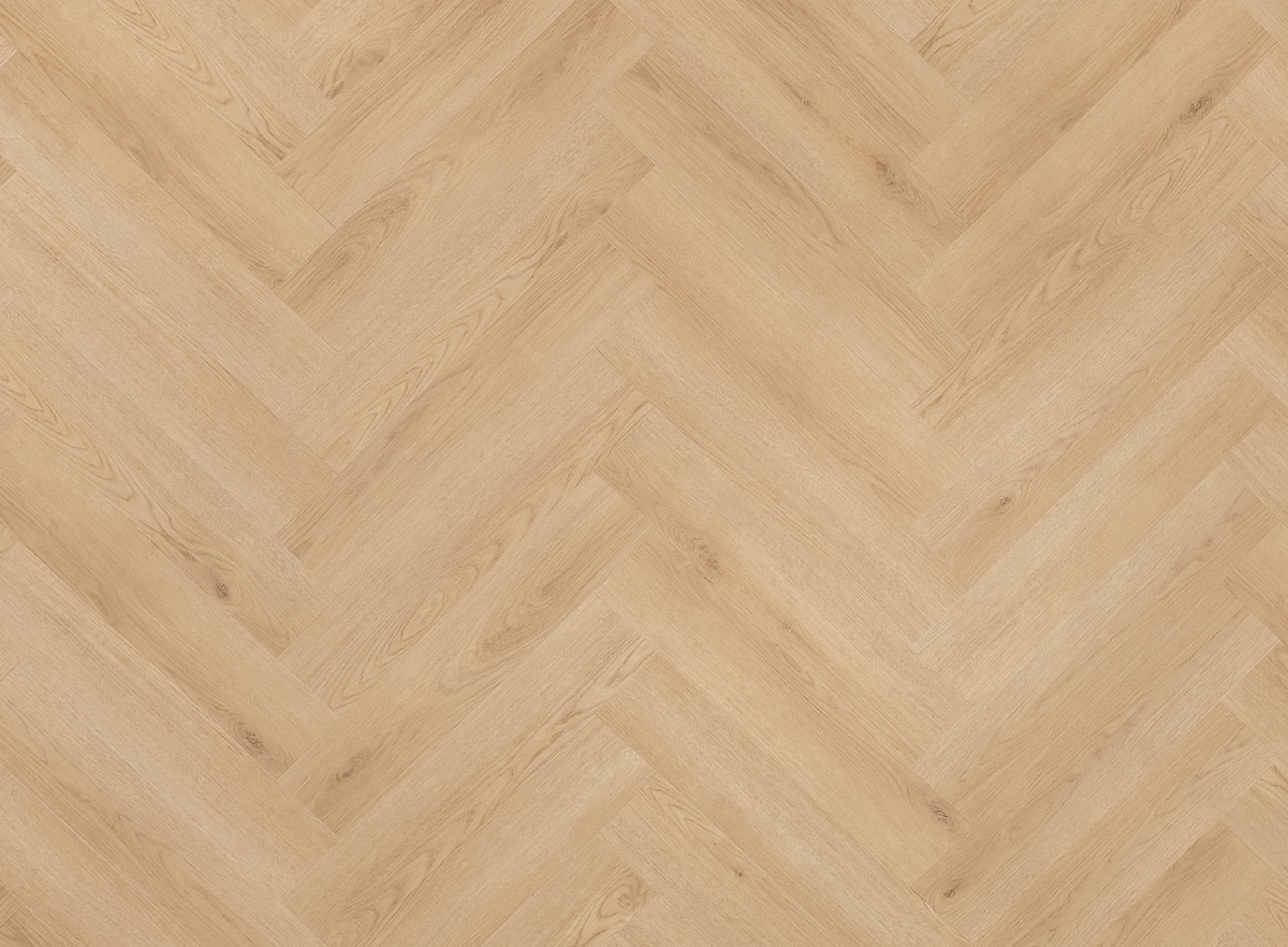 Floer Visgraat PVC – Natuur Eiken — Floer