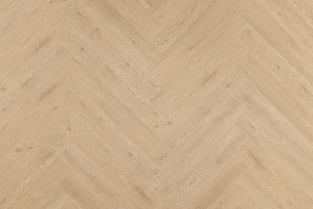 Floer Walvisgraat Click PVC – Gaia Grijsbeige — Floer