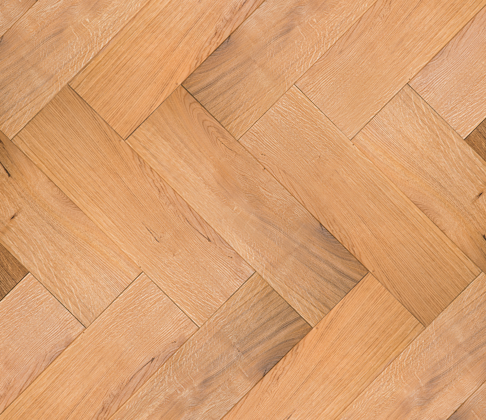 Visgraat Parket Rustiek Eiken Multiplank – Geborsteld & Geolied — Floer